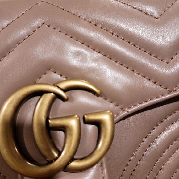 NWOT Gucci GG Marmont Mini Top Handle Bag - Picture 4 of 10